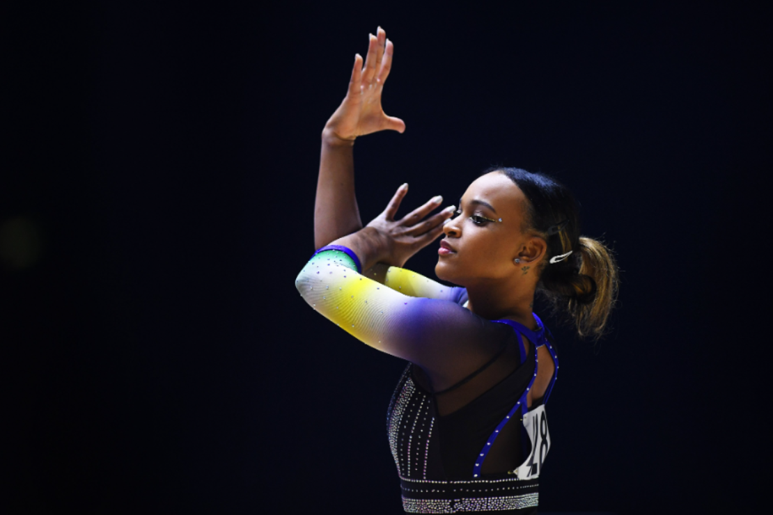 É bronze Rebeca Andrade conquista mais uma medalha no Mundial de