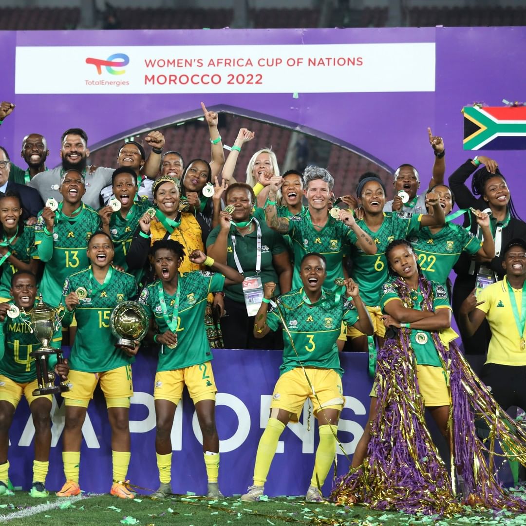 Seleção feminina da África do Sul é campeã da Copa Africana das Nações ...